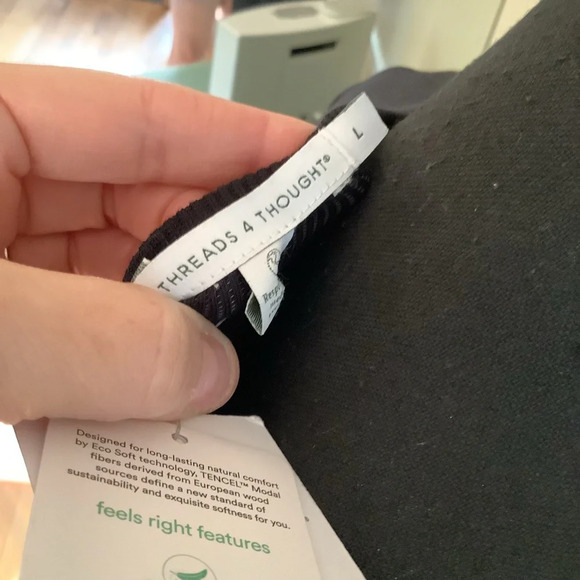 #113 NWT Threads For Thought Long Sleeve Ribbed Maxi Size Large - Picture 11 of 12